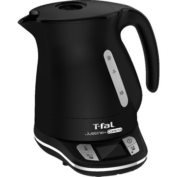 【即日発送】【新品 箱不良・シュリンク破れ品】T-FAL ティファール 電気ケトル ジャスティン プラス コントロール 1.2L KO7558JP ブラック