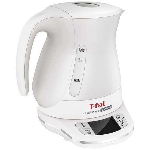 【即日発送】【新品 箱不良・シュリンク破れ品】T-FAL ティファール 電気ケトル ジャスティン プラス コントロール 1.2L KO7551JP ホワイト