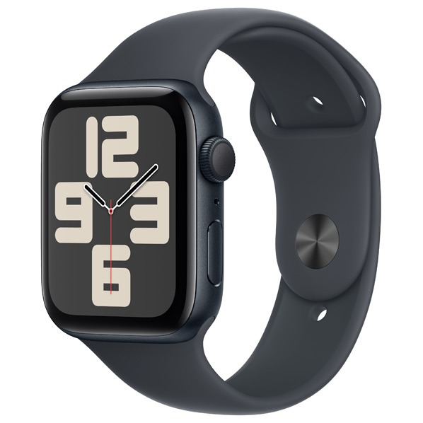 【ラッピング可】【新品】Apple Watch SE 第2世代 GPSモデル 44mm ミッドナイトアルミニウムケースとミッドナイトスポーツバンド - S/M MXEJ3J/A