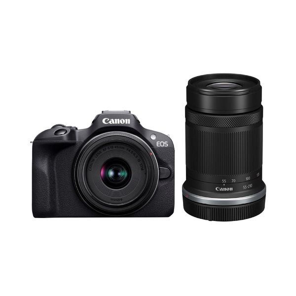 【ラッピング可】【即日発送】【新品 保証開始済み品】CANON キヤノン ミラーレスカメラ ダブルズームキット EOS R100