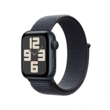 【ラッピング可】【新品】Apple Watch SE 第2世代 GPSモデル 40mm ミッドナイトアルミニウムケースとインクスポーツループ MXEA3J/A