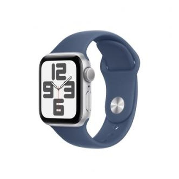 【ラッピング可】【即日発送】【新品】Apple Watch SE 第2世代 GPSモデル 40mm MXED3J/A シルバーアルミニウムケースとデニムスポーツバンド