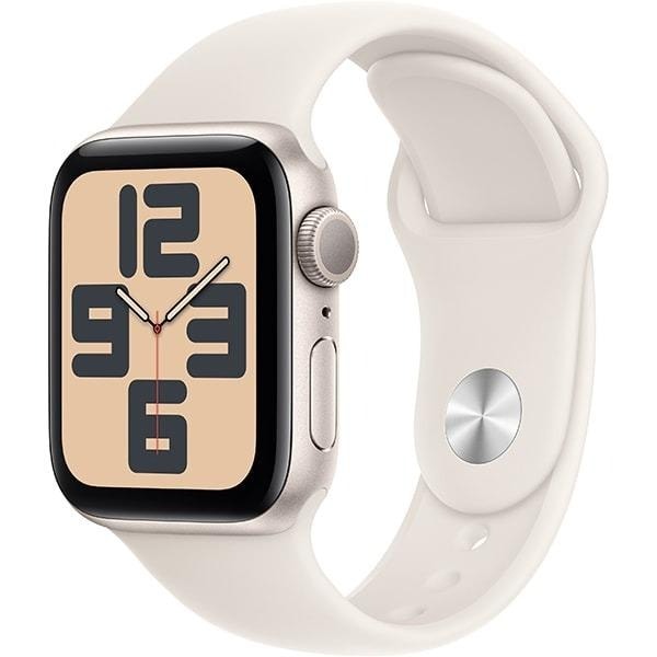 【即日発送】【新品 保証開始済み品】Apple Watch SE 第2世代 GPSモデル 40mm MXEG3J/A スターライトアルミニウムケースとスターライトスポーツバンド