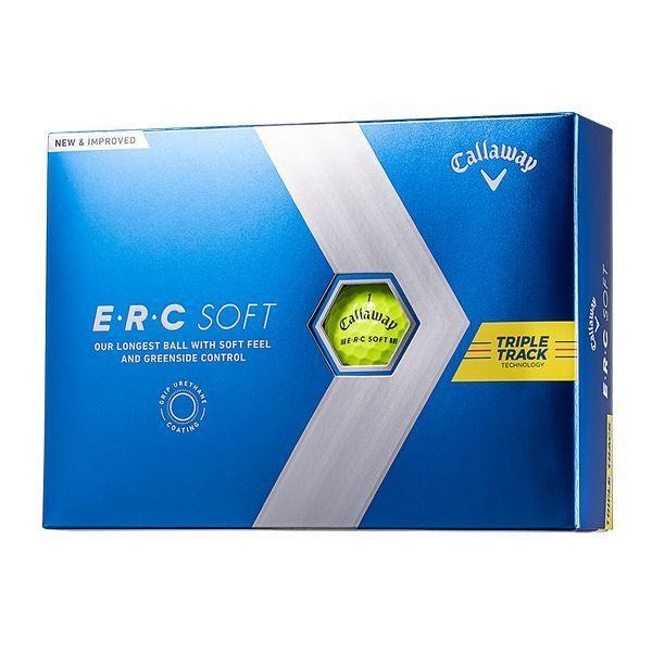 【ラッピング可】【即日発送】【新品】Callaway キャロウェイ ERC SOFT ゴルフボール 1ダース イエロー
