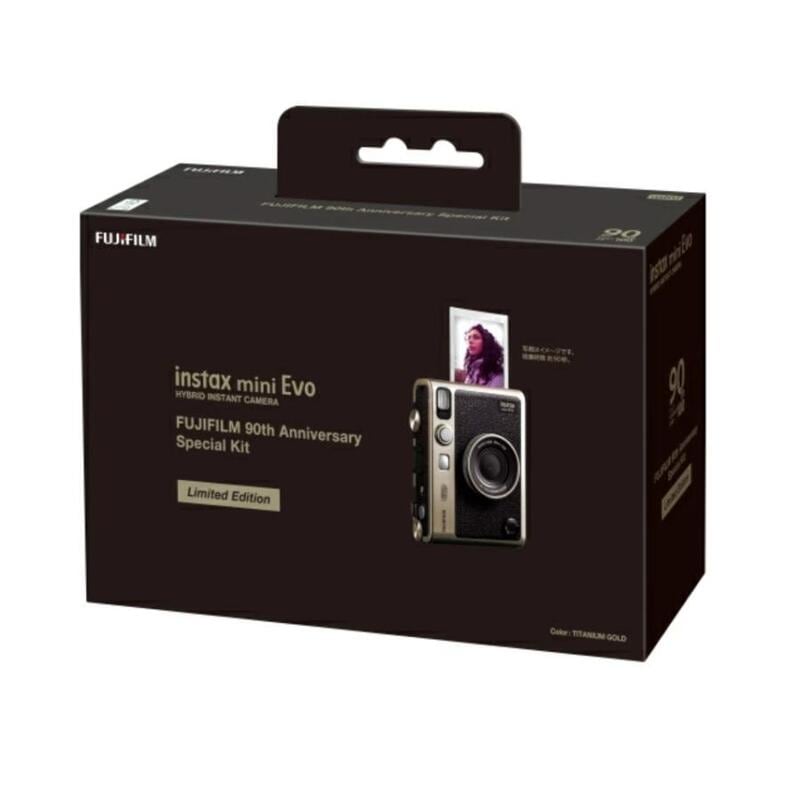 【新品】FUJIFILM 富士フイルム instax mini Evo 90th Anniversary Special Kit ゴールド