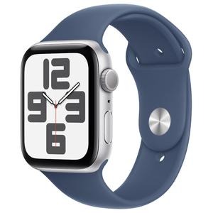 【新品】Apple Watch SE 第2世代 GPSモデル 44mm MXER3J/A シルバーアルミニウムケースとデニムスポーツバンド M/L