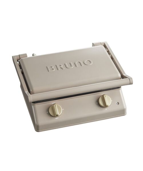 【即日発送】【新品 箱不良・シュリンク破れ品】BRUNO ブルーノ グリルサンドメーカー ダブル BOE084-GRG グレージュ
