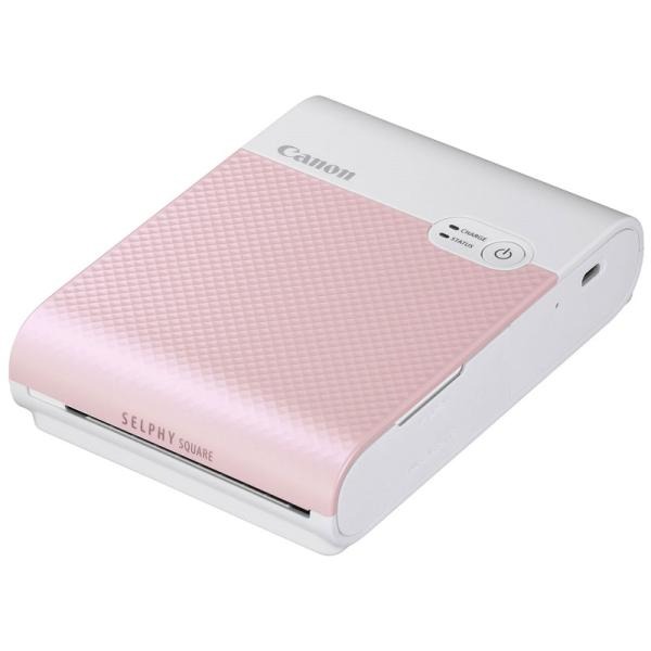 【新品】CANON キヤノン コンパクトフォトプリンター SELPHY SQUARE QX10-PK ピンク