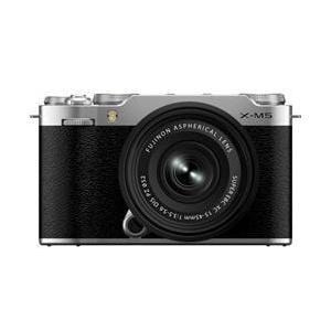 【新品】FUJIFILM 富士フイルム ミラーレス一眼カメラ X-M5 XC15-45mm レンズキット FX-M5LK-1545-S-JP シルバー