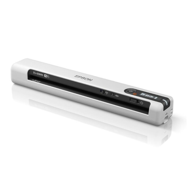 【即日発送】【新品 箱不良・シュリンク破れ品】EPSON エプソン A4モバイルスキャナー ES-60WW ホワイト