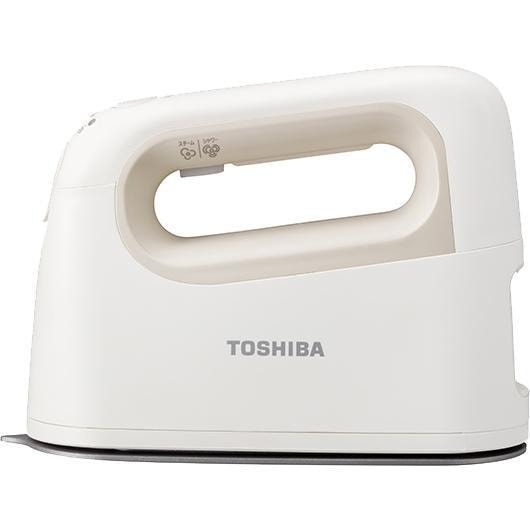 【ラッピング可】【即日発送】【新品 箱不良・シュリンク破れ品】TOSHIBA 東芝 コードレス衣類スチーマー La・Coo S TAS-X7-W ホワイト