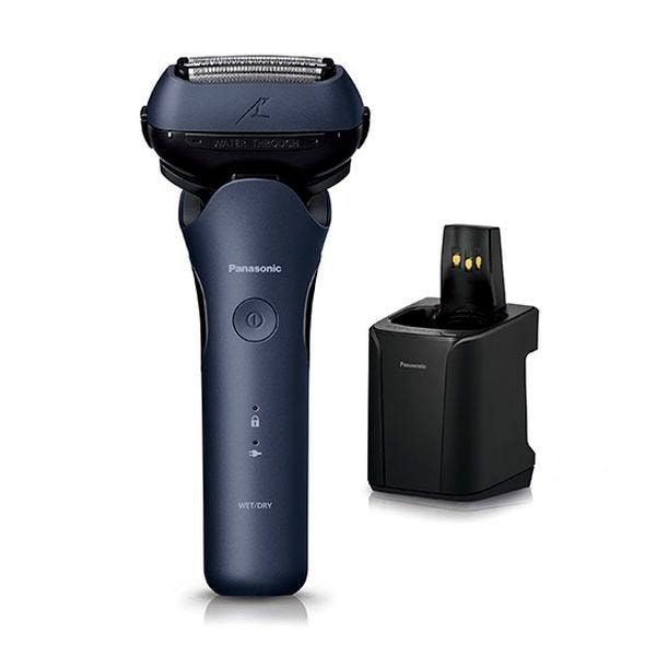 【即日発送】【新品 箱不良・シュリンク破れ品】Panasonic パナソニック 3枚刃メンズシェーバー ラムダッシュ 充電式 洗浄乾燥台付き ES-LT8C-A 青