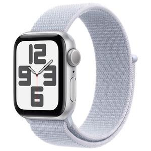 【新品】Apple Watch SE GPSモデル 40mm MXEE3J/A シルバーアルミニウムケースとブルークラウドスポーツループ