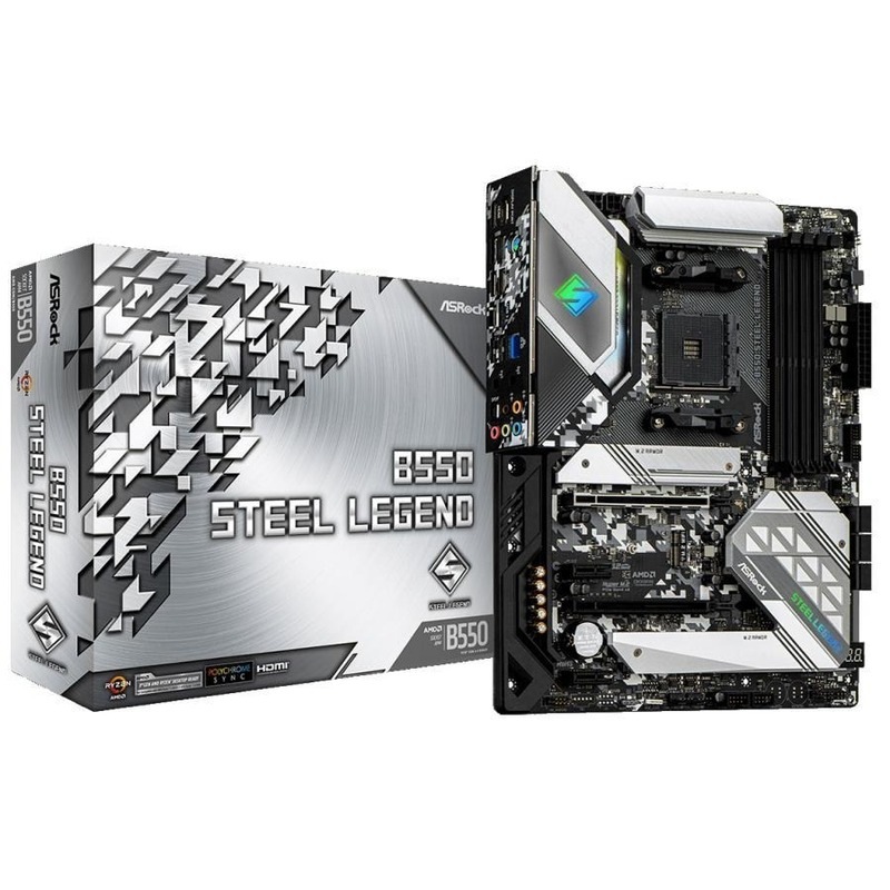 【即日発送】【新品 箱不良・シュリンク破れ品】ASRock アスロック マザーボード B550 Steel Legend AMD B550チップセット搭載