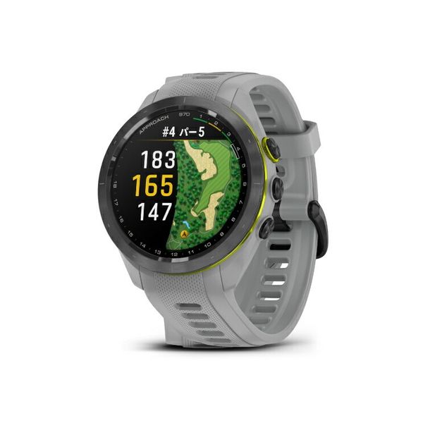 【ラッピング可】【新品 箱不良品】GARMIN ガーミン GPS ゴルフナビ Approach S70 42mm 010-02746-21 グレー