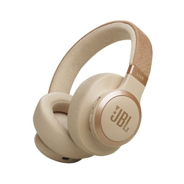 【ラッピング可】【新品 箱不良・シュリンク破れ品】JBL ジェイビーエル ブルートゥースヘッドホン JBLLIVE770NCSAT サンドストーン