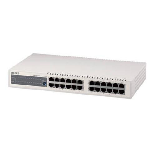 【即日発送】【新品 箱不良・シュリンク破れ品】BUFFALO バッファロー スイッチングハブ 24ポート LSW5-GT-24NSR Giga対