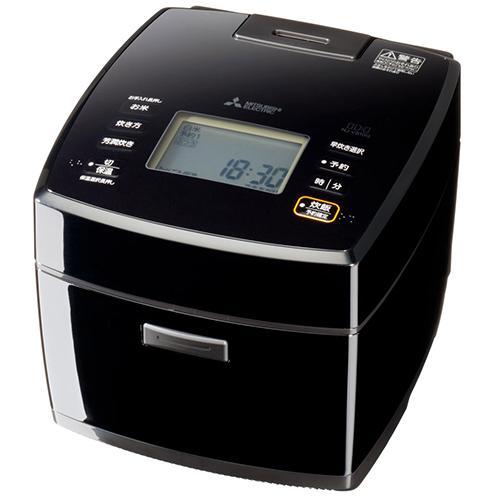 【即日発送】【新品 箱不良・シュリンク破れ品】MITSUBISHI 三菱電機 炊飯器 備長炭 炭炊釜 NJ-VS18G-B 黒曜