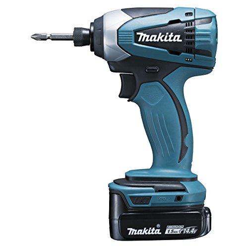 【新品】マキタ 充電式インパクトドライバセット 14.4V リチウムイオン1.5Ah 青 TD134DSHX