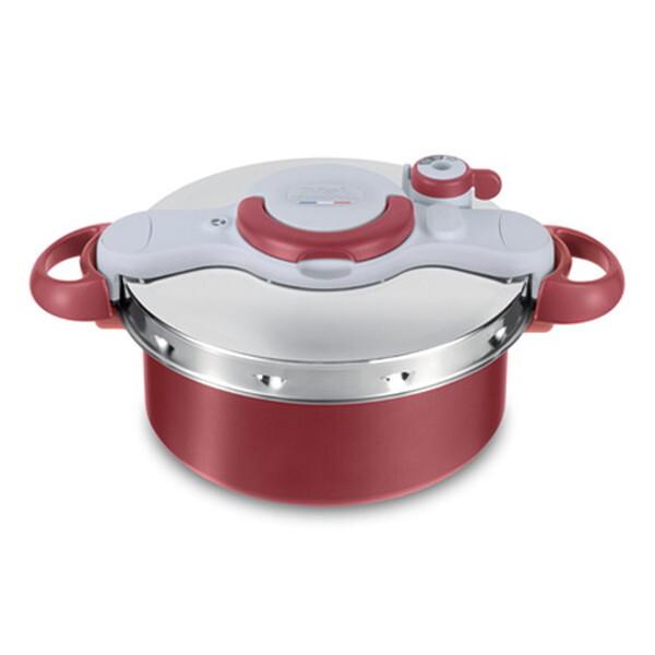 【即日発送】【新品 箱不良・シュリンク破れ品】T-fal ティファール 圧力鍋 クリプソ ミニット デュオ ルージュ 4.2L P4704231