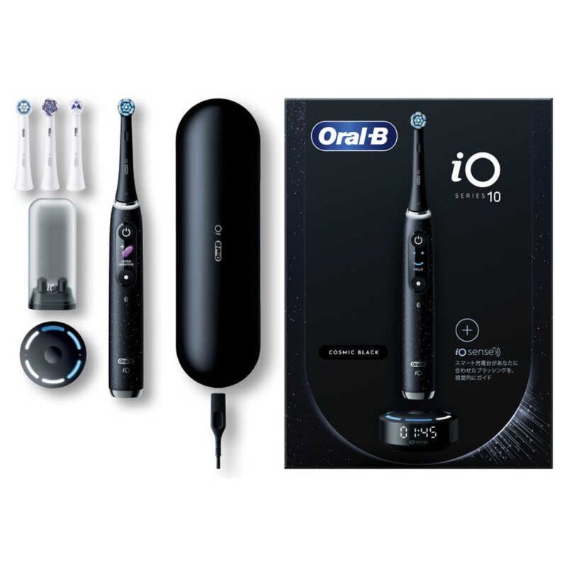 【即日発送】【新品 箱不良・シュリンク破れ品】BRAUN ブラウン Oral-B iO10 電動歯ブラシ IOM10442ADCB ブラック