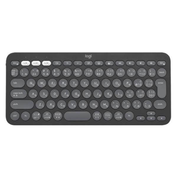 【ラッピング可】【即日発送】【新品 箱不良・シュリンク破れ品】Logicool ロジクール マルチデバイス、ポータブルキーボード PEBBLE KEYS 2 K380sGR