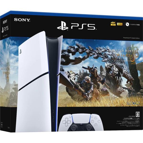 【ラッピング可】【即日発送】【新品】SIE PS5 PlayStation5 プレイステーション5 2025年版 Slimモデル デジタル・エディション モンスターハンターワイルズ 同梱版 1TB CFIJ-10026