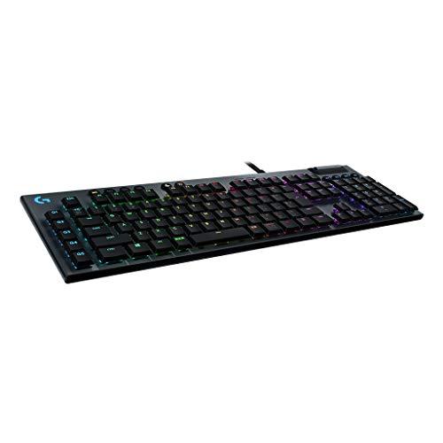 【ラッピング可】【即日発送】【新品 箱不良・シュリンク破れ品】Logicool ロジクール ゲーミングキーボード G813 LIGHTSYNC RGB Mechanical Gaming Keyboards-Tactile G813-TC カーボンブラック