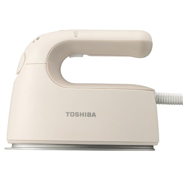 【即日発送】【新品 開封済み未使用品】TOSHIBA 東芝 衣類スチーマー TAS-V7-N ライトベージュ