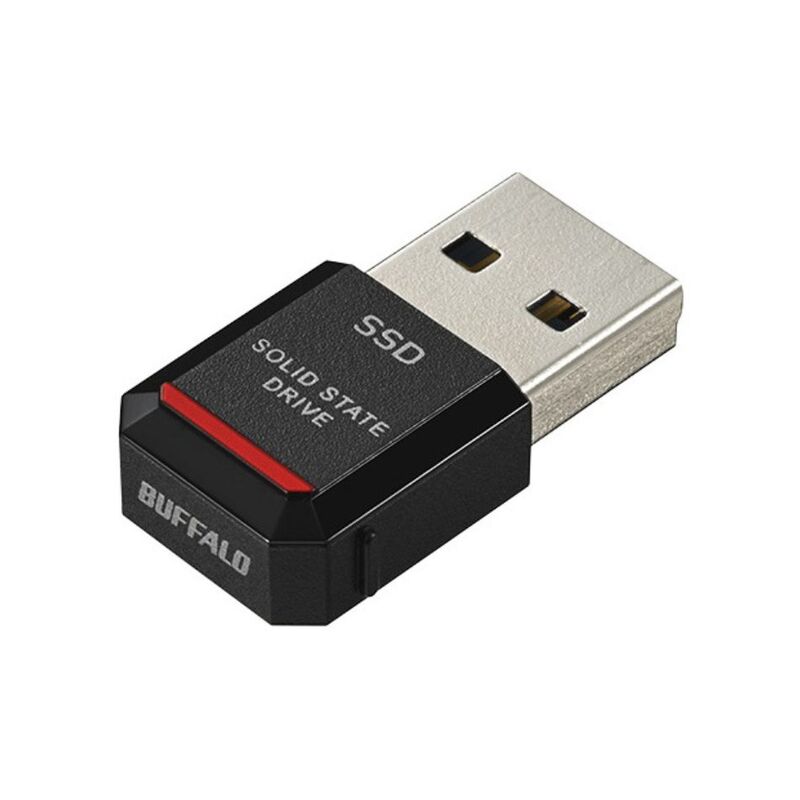 【新品】BUFFALO バッファロー ポータブルSSD SSD-PST1.0U3BA/D 1TB ブラック