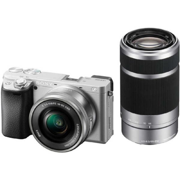 【ラッピング可】【即日発送】【新品 箱不良・シュリンク破れ品】SONY ソニー α6400 ILCE-6400Y ダブルズームレンズキット シルバー