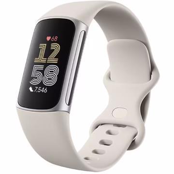 【即日発送】【新品 箱不良・シュリンク破れ品】Fitbit フィットビット スマートウォッチ Charge 6 GA05185-AP Porcelain/Silverアルミニウム
