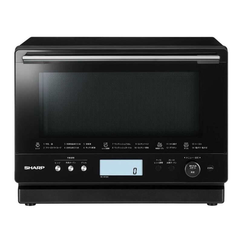【新品】SHARP シャープ 過熱水蒸気オーブンレンジ 26L PLAINLY RE-WF264-B ブラック系