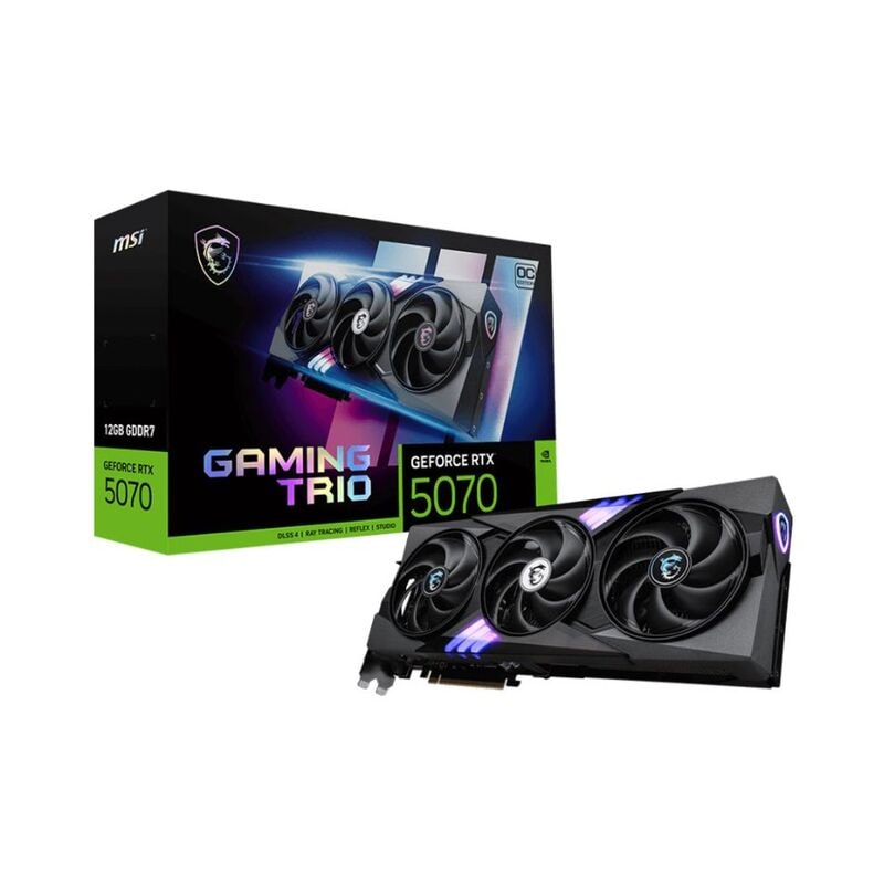 【新品】MSI エムエスアイ ビデオカード GeForce RTX 5070 12G GAMING TRIO OC PCIExp 12GB