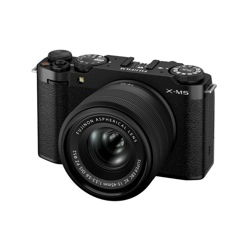 【ラッピング可】【即日発送】【新品 保証開始済み品】FUJIFILM 富士フイルム ミラーレス一眼カメラ X-M5 XC15-45mm レンズキット ブラック