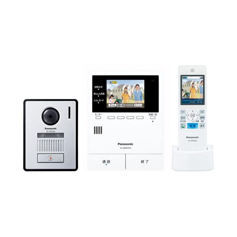 【即日発送】【新品 箱不良・シュリンク破れ品】Panasonic パナソニック ワイヤレスモニター付 テレビドアホン VL-SWE310KFA