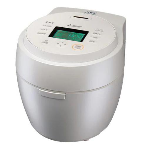 【即日発送】【新品 箱不良・シュリンク破れ品】MITSUBISHI 三菱電機 炊飯器 本炭釜 紬 NJ-BW10G-W 白真珠