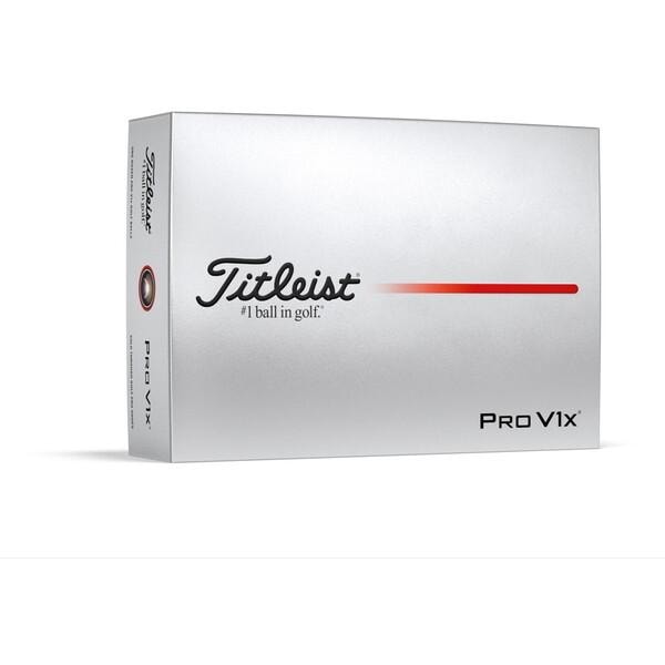 【ラッピング可】【即日発送】【新品】Titleist タイトリスト ゴルフボール PRO V1x ダブルナンバー 2025年モデル ホワイト