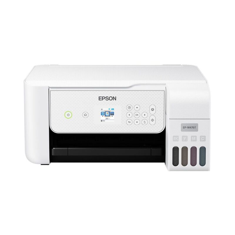【即日発送】【新品 箱不良・シュリンク破れ品】EPSON エプソン A4 カラーインクジェット複合機 エコタンク搭載モデル EP-M476T ホワイト
