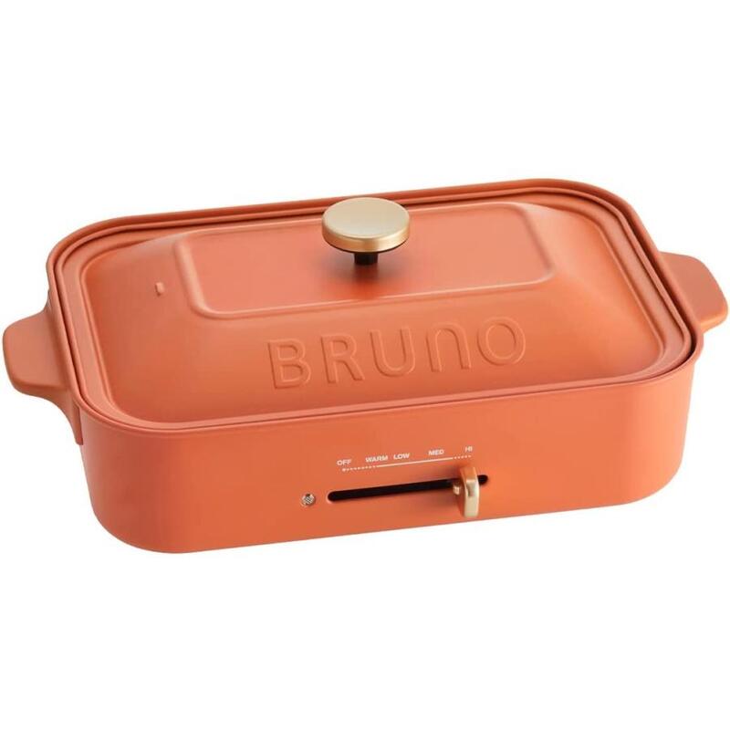 【即日発送】【新品 箱不良・シュリンク破れ品】BRUNO ブルーノ ホットプレート BOE021-CHRD チリレッド