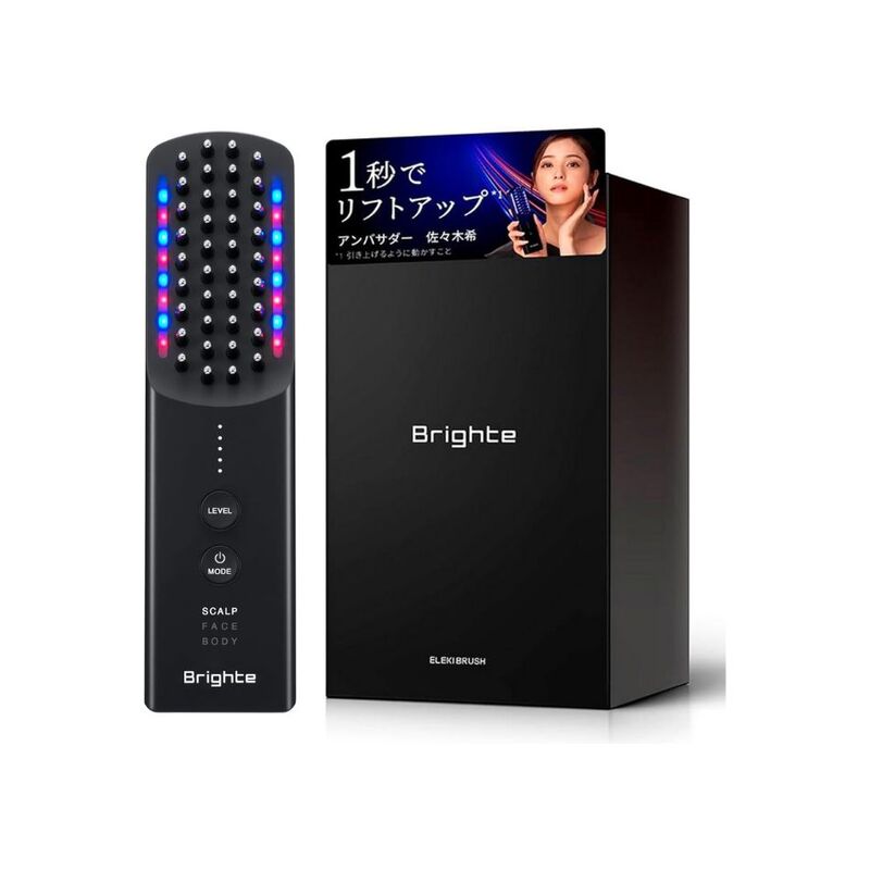 【ラッピング可】【即日発送】【新品】Brighte ブライト ブラシ型美顔器 ELEKI BRUSH＋ BRT-FSB180