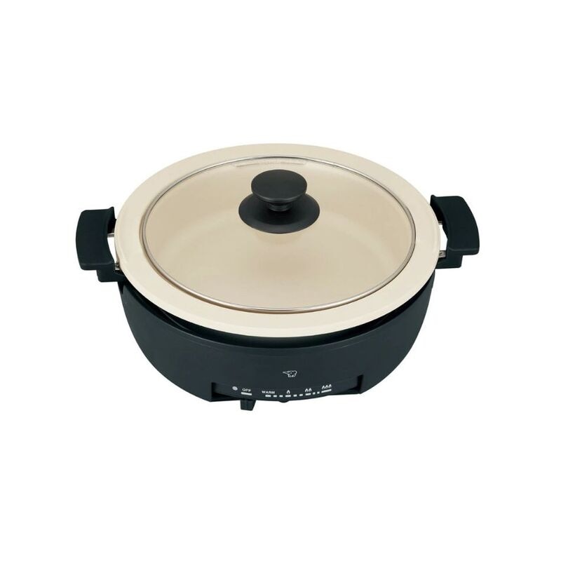 【即日発送】【新品】ZOJIRUSHI 象印マホービン グリル鍋 グリルなべ あじまる 3.3L EP-FA10-BA ブラック