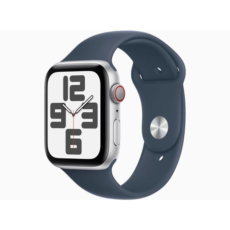 【安心！当社1ヶ月保証付き】【整備済品】Apple watch SE 第2世代 Cellularモデル 44mm MRHF3J/A シルバー/ストームブルースポーツバンド S/M