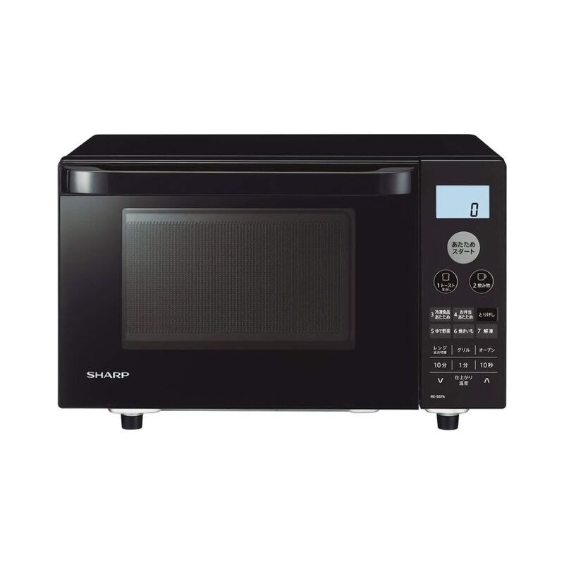 【新品】SHARP シャープ オーブンレンジ 18L ヘルツフリー RE-SS7A-B ブラック系