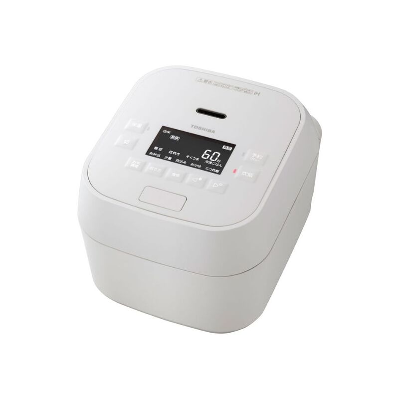 【新品】TOSHIBA 東芝 炊飯器 5.5合 真空圧力IH RC-10MGW(W) グランホワイト