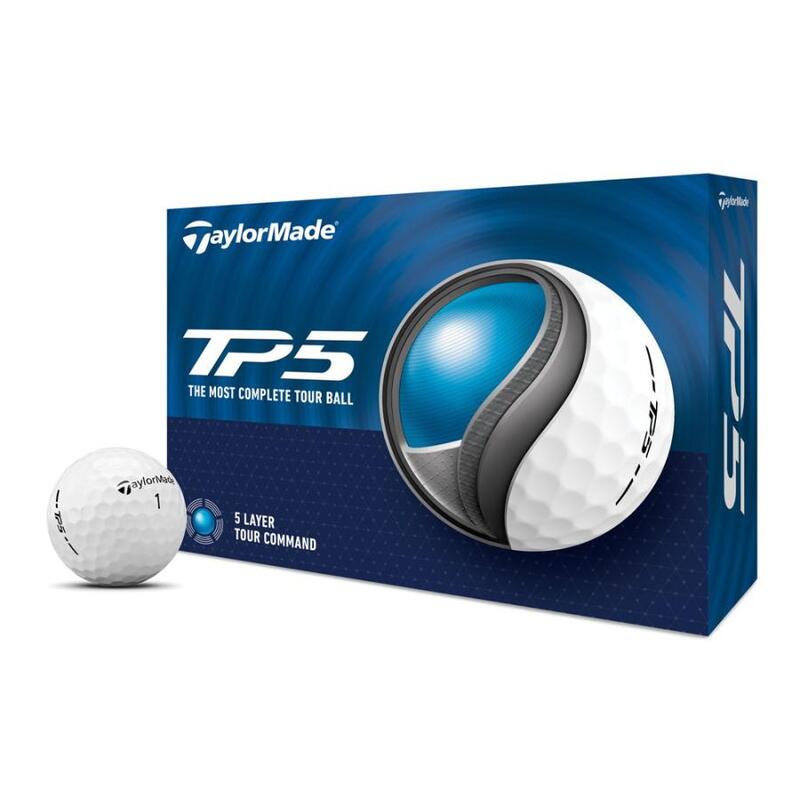【ラッピング可】【即日発送】【新品】TAYLOR MADE テーラーメイド ゴルフボール TP5 2024年モデル ホワイト