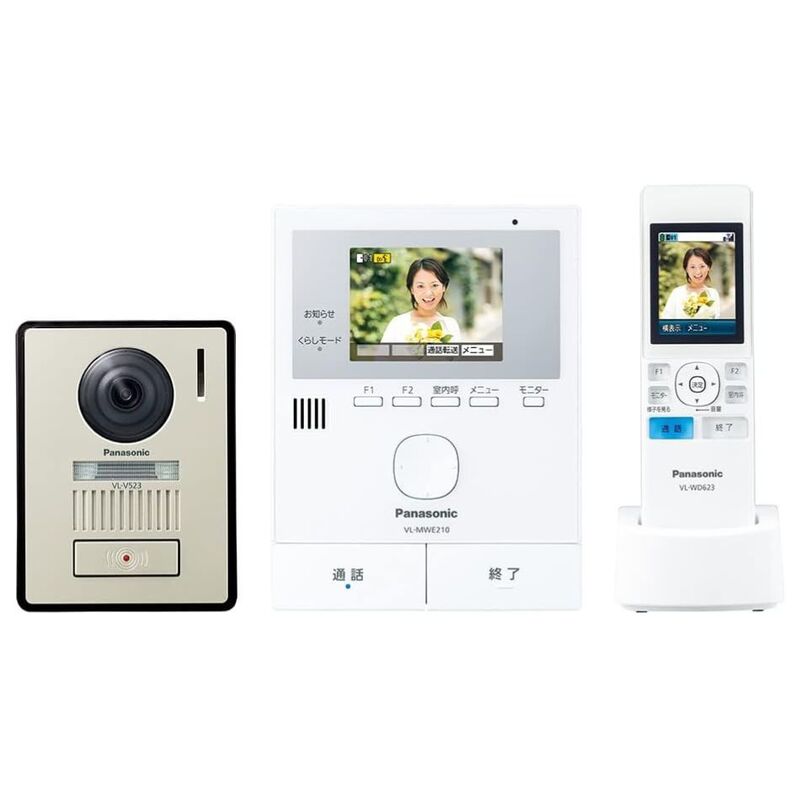 【即日発送】【新品 箱不良・シュリンク破れ品】Panasonic パナソニック テレビドアホン どこでもドアホン VL-SWE210KLA