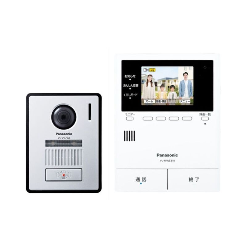 【新品】Panasonic パナソニック どこでもドアホン 電源コード式 VL-SVE310KFA