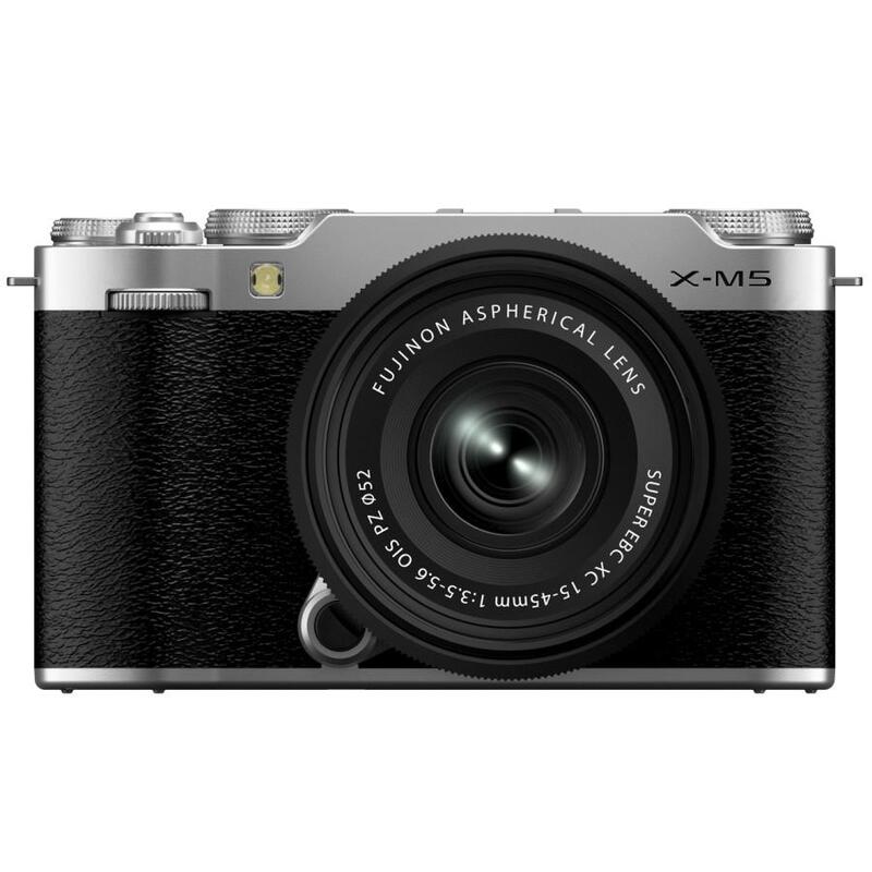 【即日発送】【新品 開封済み未使用品】FUJIFILM 富士フイルム X-M5 XC15-45mm レンズキット シルバー