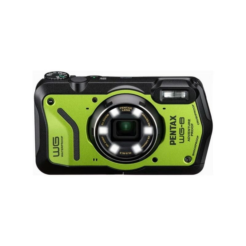 【ラッピング可】【即日発送】【新品】RICOH リコー コンパクトデジタルカメラ PENTAX ペンタックス WG-8 グリーン
